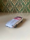 Hvit Jaguar E modellbil 1:43 TEKNO Denmark 1960-tallet thumbnail