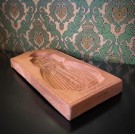 AMAGER KONE stor kakeform veggplett veggdekor i brent terrakotta Denmark thumbnail