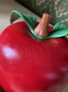 Happy Apple Roly-Poly rangle Rødt eple - Fisher Price Toys U.S.A. 1970 tallet thumbnail