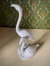Flamingo fugl hvit figur/ skulptur i Art Deco stil Villeroy & Boch Septfontaines thumbnail