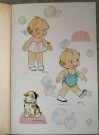 Kewpie Kin paper dolls 4488 ubrukt papirdukker authorized edition USA 1960-tallet thumbnail