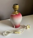 Swirl Candy bordlampe i porselen - SEGO Sverige 1980 tallet thumbnail