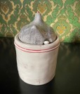 Påskedekor sukkerskål krukke med lokk høne Miljögården design thumbnail