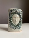 Oval vase i kunst keramikk - 1970 tallet thumbnail
