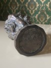 Art Deco liten vase i patinert formpresset metall i Jugend stil 1900-tallet thumbnail