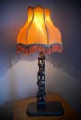 Kitschy elefant bordlampe i heltre med skjerm - OldshitVT Redesign thumbnail