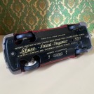 Schuco Patent Ingenico burgunder rød batteridrevet modellbil med henger 5311/ 5330 Tyskland Germany 1950-tallet thumbnail