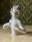 Rokokko half doll dukkebyste i porselen thumbnail