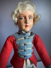 Antikk boudoir tøydukke - England, 1920/30 tallet thumbnail