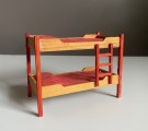 Lundby dukkehus møbler tilbehør 1:18 - våningssäng/ køyeseng barnerom (7500) 1970 tallet thumbnail