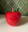 Happy Apple Roly-Poly rangle Rødt eple - Fisher Price Toys U.S.A. 1970 tallet thumbnail