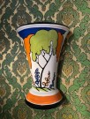 The Gallery Collection Japanese Garden veggdekor vase steingods Wade heath designs England thumbnail