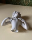 Rokokko half doll dukkebyste i porselen thumbnail