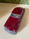 Schuco Patent Ingenico burgunder rød batteridrevet modellbil med henger 5311/ 5330 Tyskland Germany 1950-tallet thumbnail