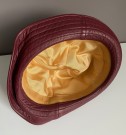 Vintage Bowler hatt i mykt skinn thumbnail
