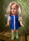 Tjorven Ratti dukke blondt hår (30) H27 cm - S.P.A MATTEL Italy 1960 tallet thumbnail