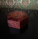 Lite hexagon formet sekskantet boks smykkeskrin treskrin thumbnail