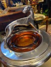 Art Deco design Greyhound askebeger m/ stett forkrommet metall - USA Amerika 1950 tallet thumbnail