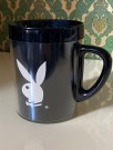 Playboy Bunny svart Termo-Serv plastkrus kaffekopp  made in U.S.A thumbnail
