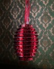 Juletrepynt antikk rød swirl julekule/ ornamenter  1930/ 40 tallet thumbnail