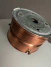 Art deco/Funkis taklampe i sandblåst glass - Norge, 1930/40 tallet thumbnail