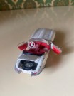 Hvit Jaguar E modellbil 1:43 TEKNO Denmark 1960-tallet thumbnail