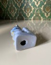 Bar utstyr kitsch cartoon vase/ holder hundefigur i malt steingods thumbnail