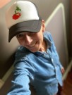 Sort/ hvit Oldshit-vintagetreasures trucker caps med logo, one-size thumbnail