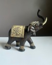 Nyere harpiks/ Polyresin elefant pyntefigur - Pajoma Tyskland thumbnail