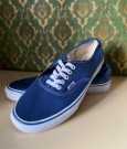 Vans Authentic unisex blå sneakers kanvas sko str 41 thumbnail