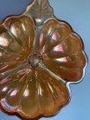  Skål i oransje luster/ tivioli glass - USA, 1950/60 tallet thumbnail