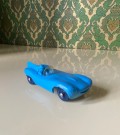 TOMTE bil Jaguar Le Mans blå modellbil vinylplast No. 750/ 6 - Lærdal Stavanger Norway 1960-tallet thumbnail