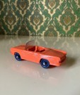 TOMTE bil Rød/ orange Renault Floride modellbil vinylplast No. 750/ 6 - Lærdal Stavanger Norway 1960/ 70 tallet thumbnail