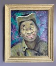 Portrett, olje på plate - Johannes Enger, Norge thumbnail
