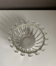 Sukker/ syltetøy/ godteri skål i transparent kunstglass thumbnail