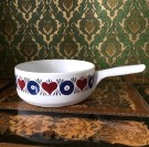 Silja ildfast form/kjele med hank Marianne Westmann Rörstrand Sweden Sverige 1970-tallet thumbnail