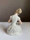 Håndmalt porselens figur/ skulptur/ status pike/ jente - Wallendorf W 1764 Germany Tyskland 1960 tallet thumbnail