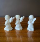 Nostalgiske små engler englebarn i hvit plast 1960/70-tallet thumbnail