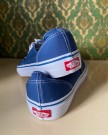 Vans Authentic unisex blå sneakers kanvas sko str 41 thumbnail