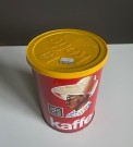 Landhandel Rød COOP Kaffeboks/ blikkboks med lokk - 1970 tallet thumbnail