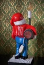 Stor kitsch gnom/nisse bordlampe 1960-tallet thumbnail