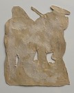 Stort antikk Viktoriansk glansbilde elefanter eksotisk motiv 1890-1900 tallet thumbnail