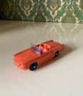 TOMTE bil Rød/ orange Renault Floride modellbil vinylplast No. 750/ 6 - Lærdal Stavanger Norway 1960/ 70 tallet thumbnail
