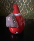 Juledekor Nisse i glasert terrakotta keramikkfigur Jie Sweden Sverige thumbnail