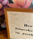 Postverket informasjonsskilt salg av frimerker, brevkort og postblanketter Haugesund thumbnail