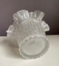 Skål/ vase i frostet kunstglass -Italy thumbnail