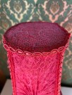 Bordlampe i blå/rosa/klart kunstglass med skjerm - Murano Italia 1960/ 70 tallet thumbnail