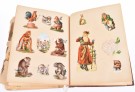 Antikk samlealbum med glansbilder 1889 thumbnail