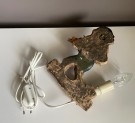 Figurkunst troll vegglampe med skjerm - Hauketo Gino Manca 1960/ 70 tallet thumbnail