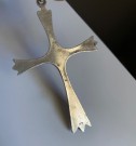 Stort korsanheng pendant i sølv (925)  thumbnail